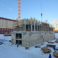 Процесс строительства ЖК «Петр I», Январь 2017