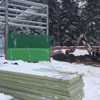 Процесс строительства ЖК «Федоскинская слобода», Январь 2017