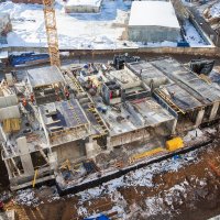 Процесс строительства ЖК «Митино Парк», Февраль 2019