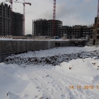 Процесс строительства ЖК UP-квартал «Сколковский», Ноябрь 2016