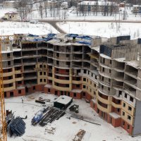 Процесс строительства ЖК «Пятиречье», Февраль 2017