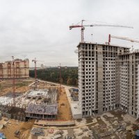 Процесс строительства ЖК «Оранж Парк», Октябрь 2016