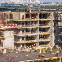 Процесс строительства ЖК «Дом Серебряный Бор», Август 2017