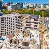 Процесс строительства ЖК «Серебряный Фонтан», Август 2018
