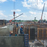 Процесс строительства ЖК «Одинцово-1», Август 2017