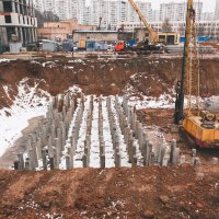 Процесс строительства ЖК «Митино Парк», Декабрь 2017