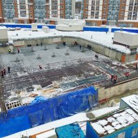 Процесс строительства ЖК «Маяк», Февраль 2017