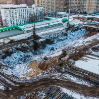 Процесс строительства ЖК «Кронштадтский 9», Март 2021