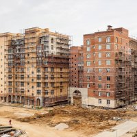 Процесс строительства ЖК «Видный город», Август 2017
