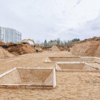 Процесс строительства ЖК «Мытищи Парк» , Март 2021