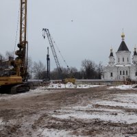 Процесс строительства ЖК «Жизнь на Плющихе», Январь 2017