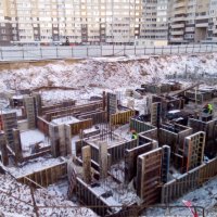 Процесс строительства ЖК «Одинбург», Январь 2018