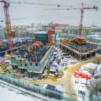 Процесс строительства ЖК «Пресня Сити», Декабрь 2016