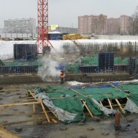 Процесс строительства ЖК «Новоград «Павлино», Февраль 2016