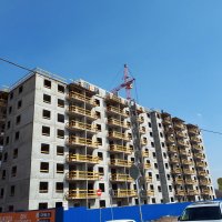 Процесс строительства ЖК «Финский» (дом №5), Апрель 2018