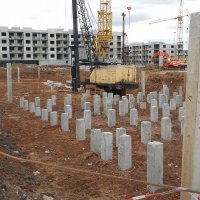 Процесс строительства ЖК «Нахабино Ясное», Апрель 2017