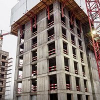 Процесс строительства ЖК «Селигер Сити», Январь 2018