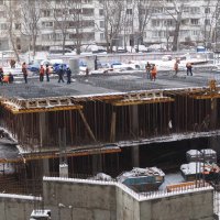 Процесс строительства ЖК «Раевский» («Квартал Триумфальный»), Январь 2018