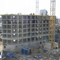 Процесс строительства ЖК «Олимпийский», Апрель 2016