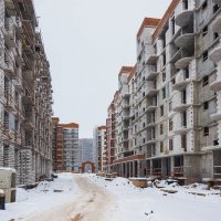 Процесс строительства ЖК «Митино О2», Январь 2018