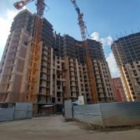 Процесс строительства ЖК «Центральный» (Долгопрудный), Август 2017