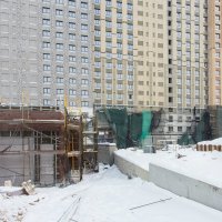 Процесс строительства ЖК «Селигер Сити», Январь 2019
