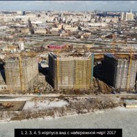 Процесс строительства ЖК «Сердце Столицы» , Март 2017