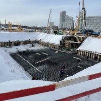 Процесс строительства ЖК «Второй Нагатинский», Февраль 2021