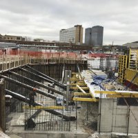 Процесс строительства ЖК «Прайм Тайм», Январь 2017
