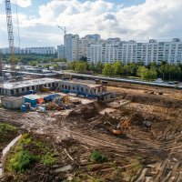 Процесс строительства ЖК «Ясеневая, 14», Июль 2018