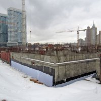 Процесс строительства ЖК «Лайнер» («Дом на Ходынке»), Январь 2015