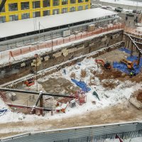 Процесс строительства ЖК «Савеловский Сити», Февраль 2019