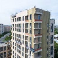 Процесс строительства ЖК «Level Кутузовский» («Гришина, 16»), Сентябрь 2017