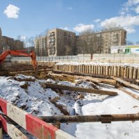 Процесс строительства ЖК «Счастье на Соколе» (ранее «Дом на Усиевича»), Март 2018