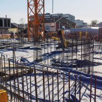 Процесс строительства ЖК Mitte («Митте»), Апрель 2019
