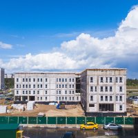 Процесс строительства ЖК «Бутово Парк 2», Июль 2019
