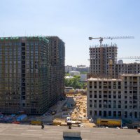 Процесс строительства ЖК «Серебряный Фонтан», Июнь 2019