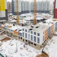 Процесс строительства ЖК «Бутово Парк 2», Январь 2018