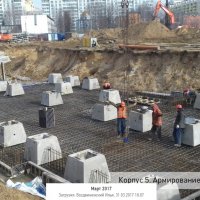 Процесс строительства ЖК «Столичный», Март 2017