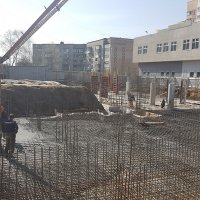 Процесс строительства ЖК «Дом на Сиреневой», Апрель 2017