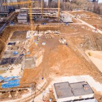Процесс строительства ЖК «Летний Сад», Апрель 2017