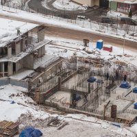 Процесс строительства ЖК «Зеленые аллеи», Февраль 2019