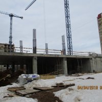 Процесс строительства ЖК Silver («Сильвер»), Апрель 2018