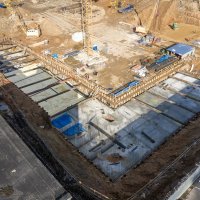 Процесс строительства ЖК «Амурский парк», Октябрь 2020