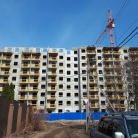Процесс строительства ЖК «Финский» (дом №5), Апрель 2018
