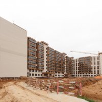 Процесс строительства ЖК «Пироговская ривьера», Октябрь 2016