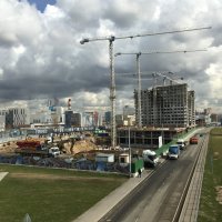 Процесс строительства ЖК «Парк легенд», Апрель 2017