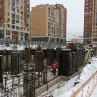 Процесс строительства ЖК «Москва А101», Январь 2018