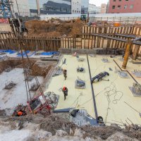 Процесс строительства ЖК «Савеловский Сити», Февраль 2019