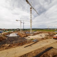 Процесс строительства ЖК «Город-событие «Лайково», Июль 2017